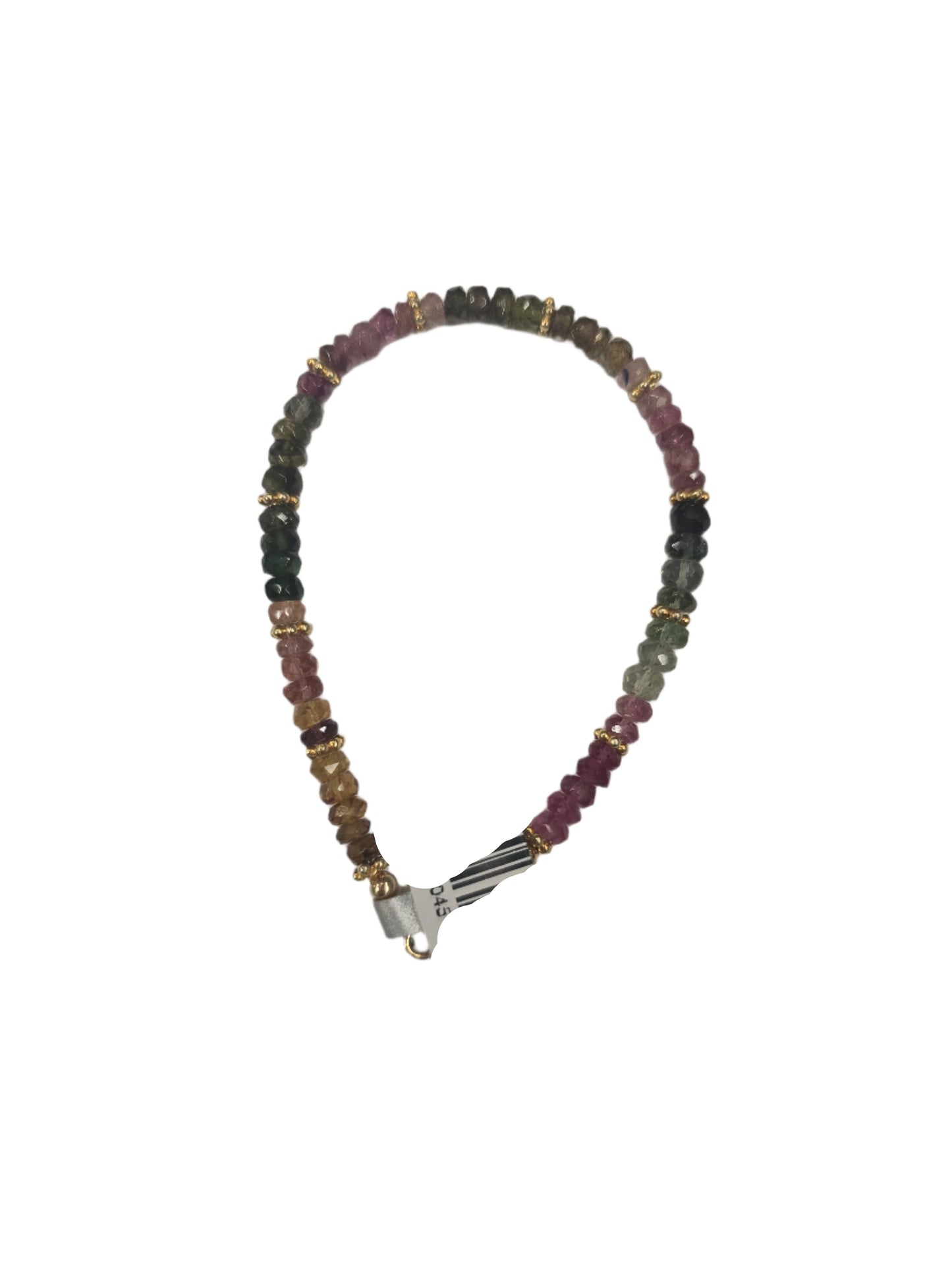 Multicolored Tourmaline Bracelet Vermeil