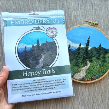 Happy Trails Embroidery Kit