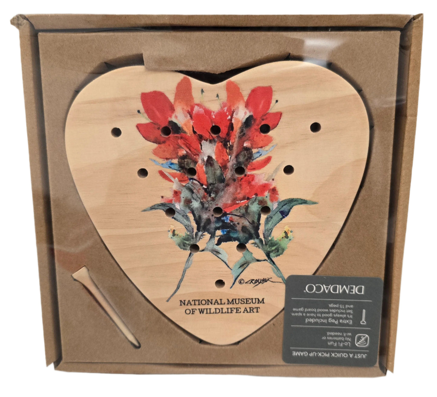 Indian Paintbrush Heart Peg Game
