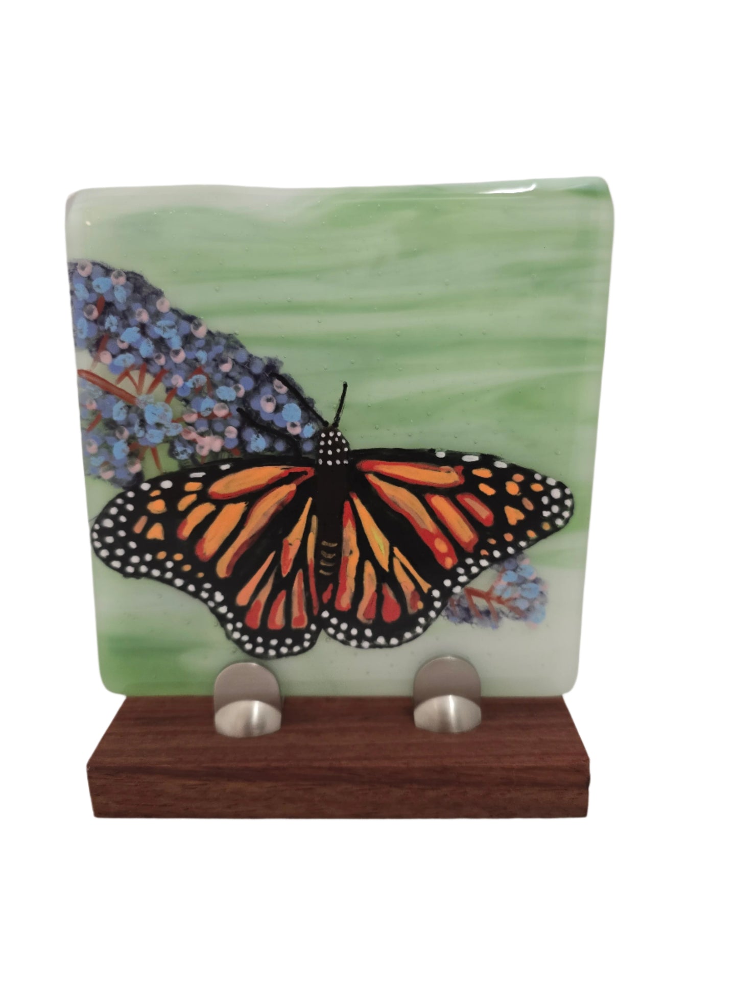 Butterfly Pollinator Fused Glass
