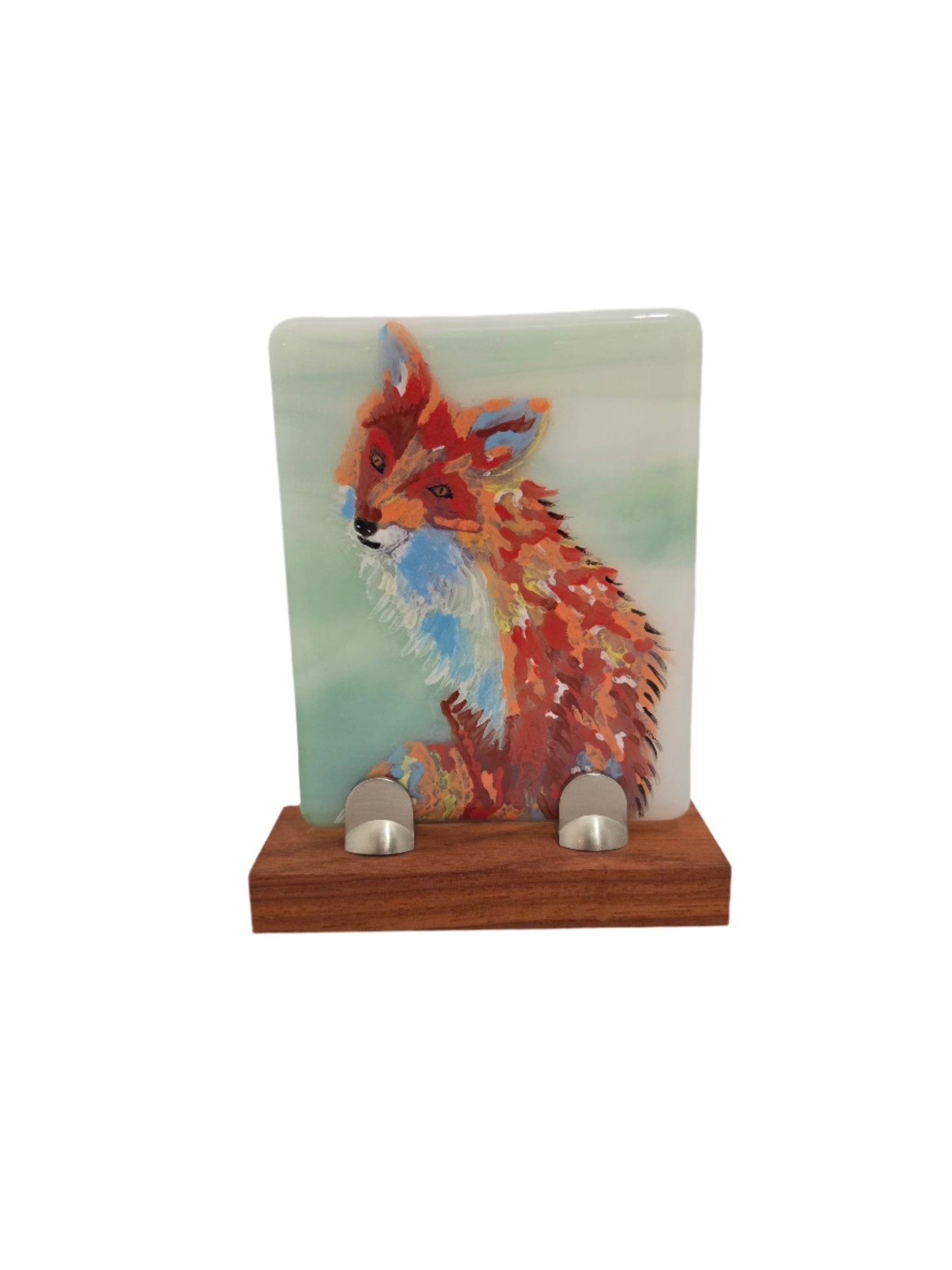 Fox Fused Glass