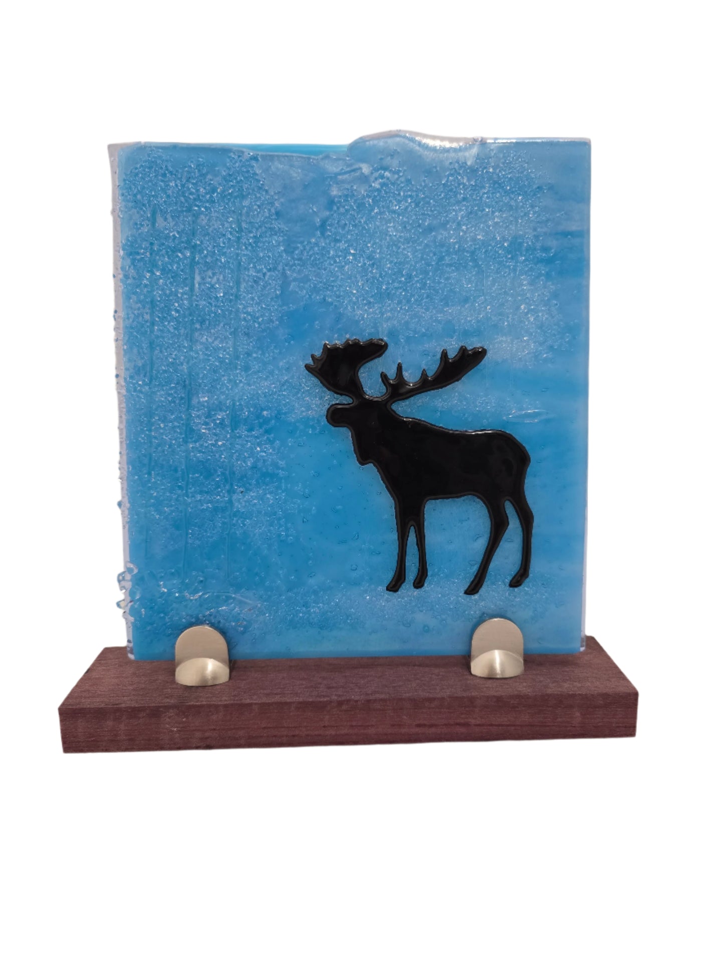 Moose Fused Glass