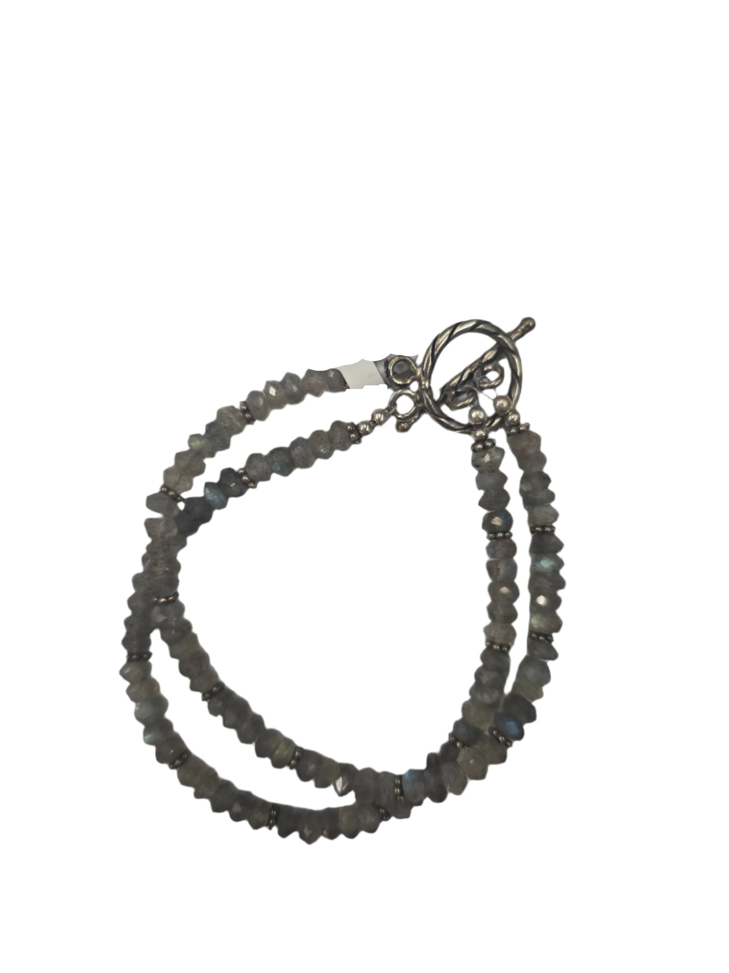 Labradorite Double Bracelet SS