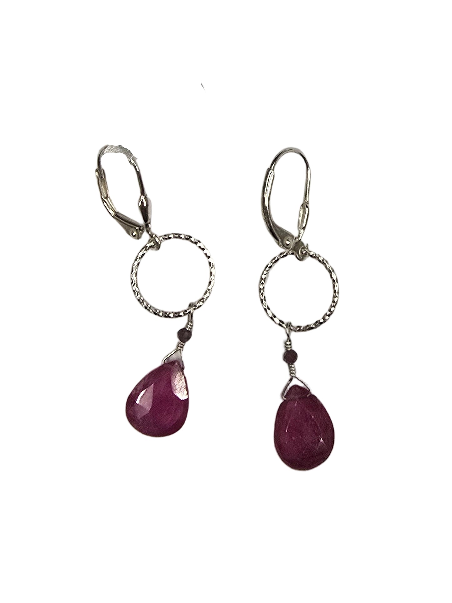 White Buffalo marquis Drops on SS text med Circle frame