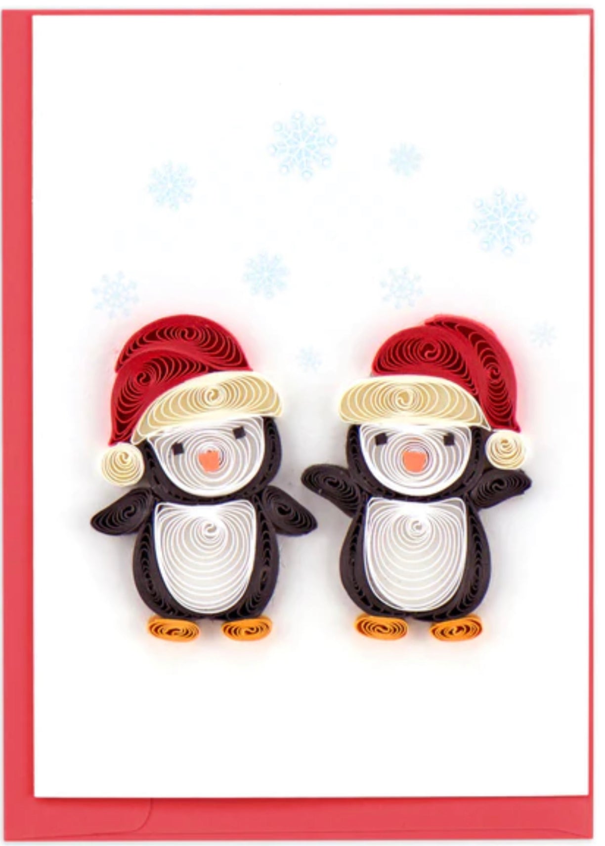 NC Xmas Penguins Mini Quilling