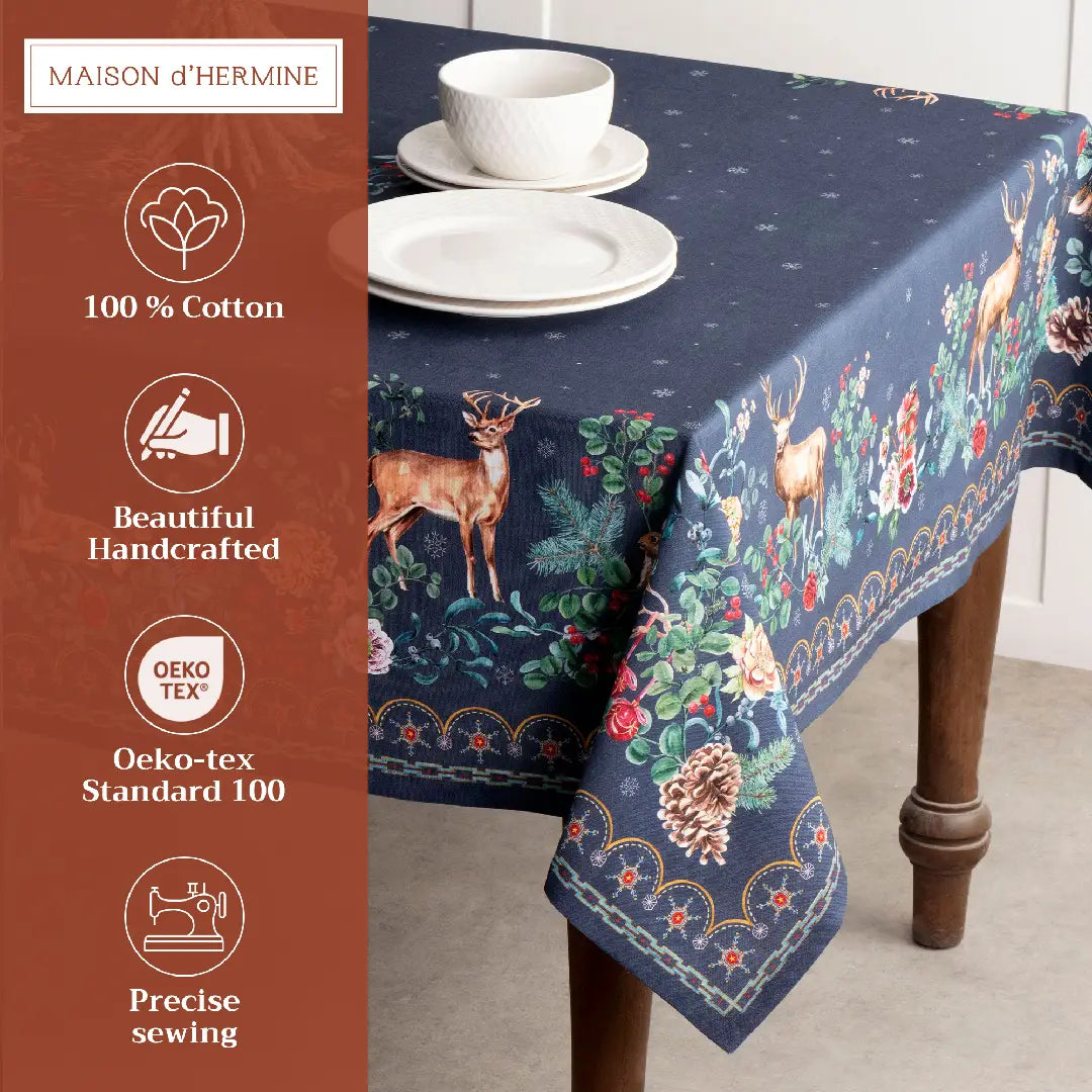 Christmas Joy - 100% Cotton Tablecloth