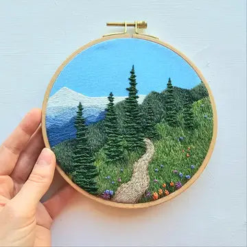 Happy Trails Embroidery Kit