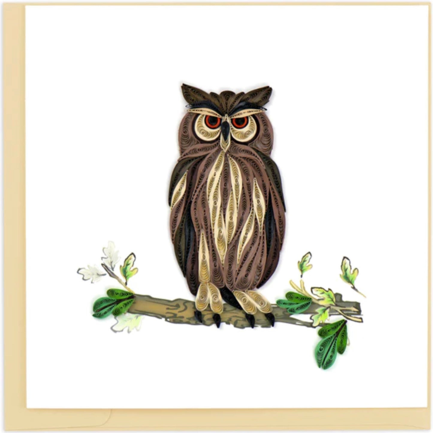 NC Great Horned Owl Quilling