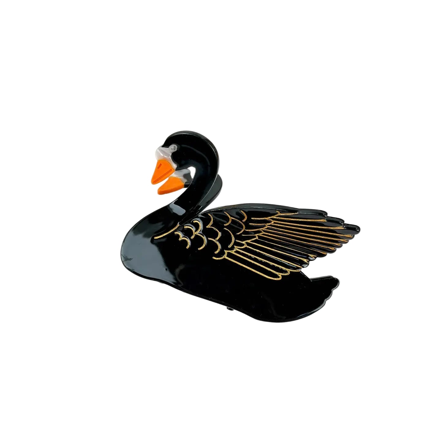 Black Swan Hair Claw Clip