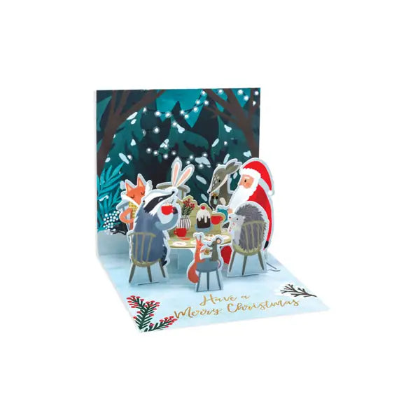 Christmas Gathering Mini Pop-Up Card