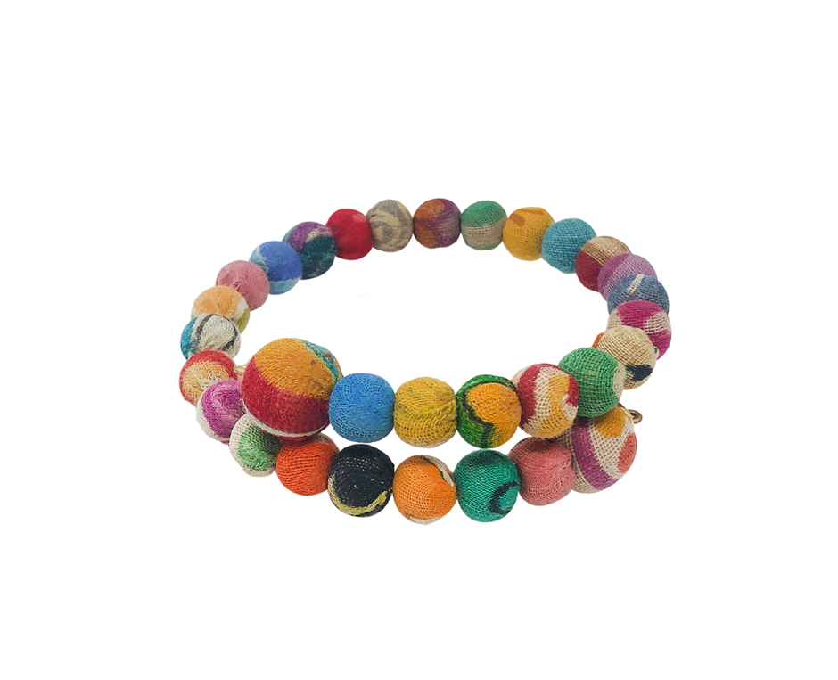 Kantha Overlap Bangle