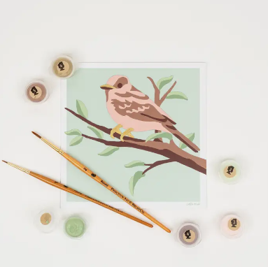 Sparrow MINI Paint-by-Number Kit