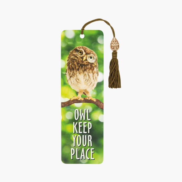 Beaded Owl Bookmark