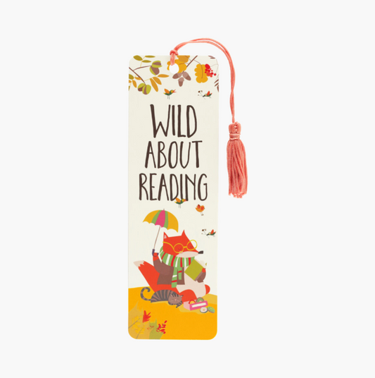 Beaded Wild About Reading Bookmark