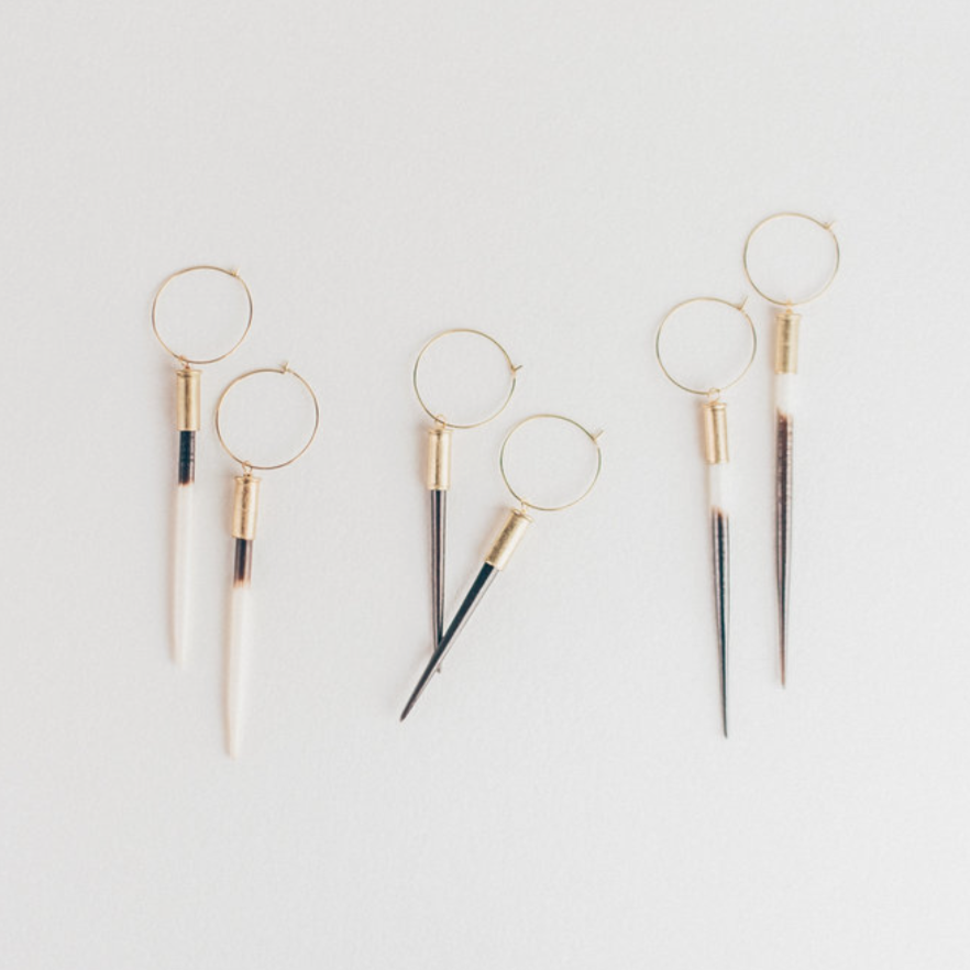 The Original Beth Dutton Quill Hoops