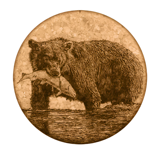 Coaster Bear With Fish