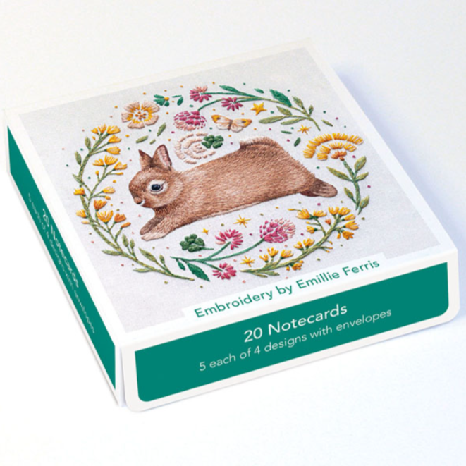 Embroidery Florals Card Set