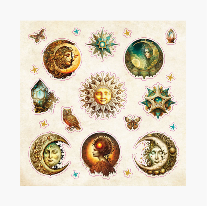 Celestial Wonders Sticker Book