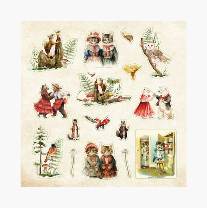 Zoological Ephemera Sticker Book