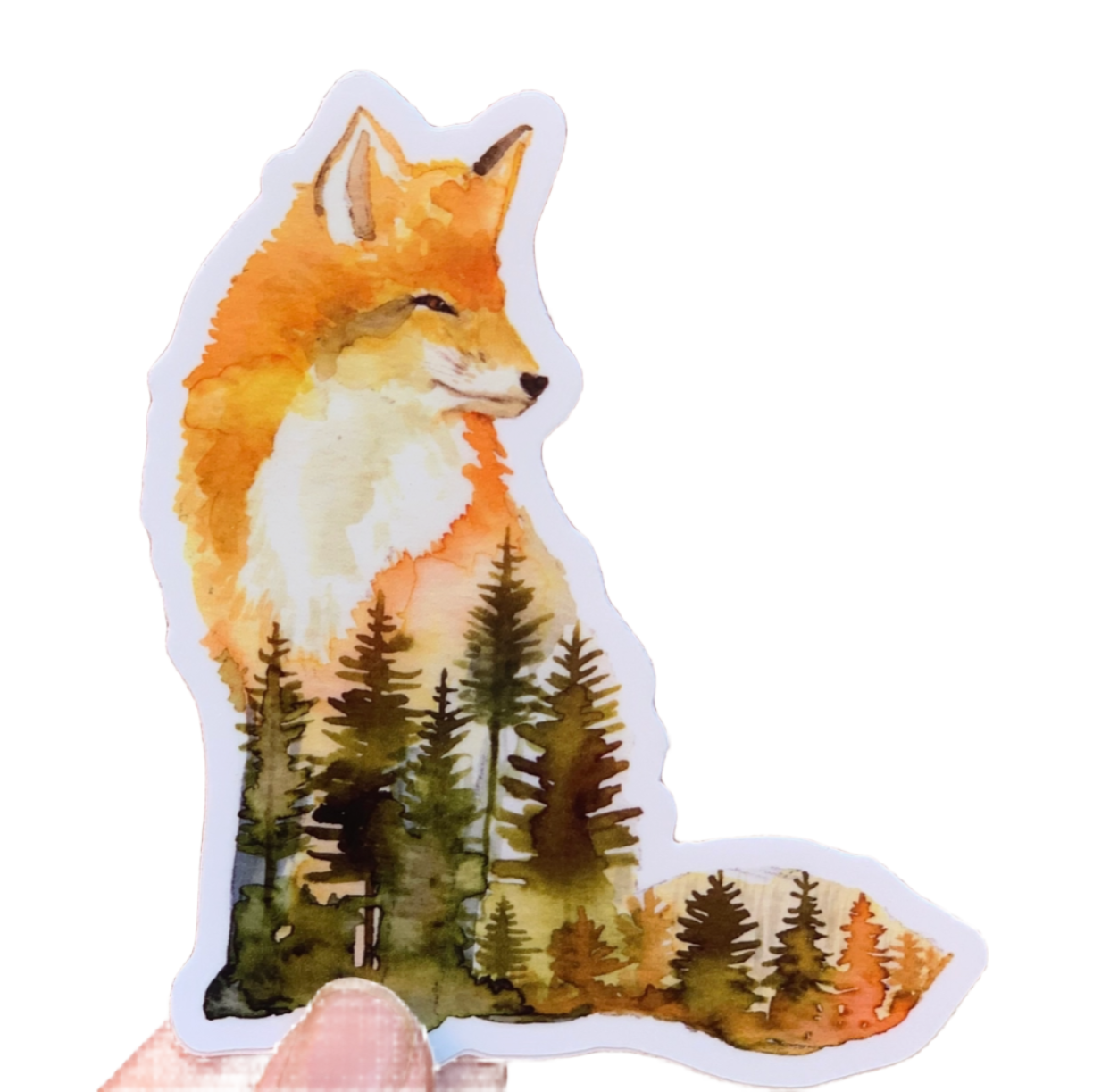 Fox Vinyl Sticker