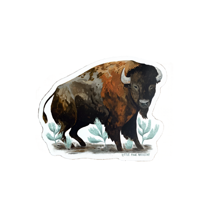 Sagebrush Bison Sticker