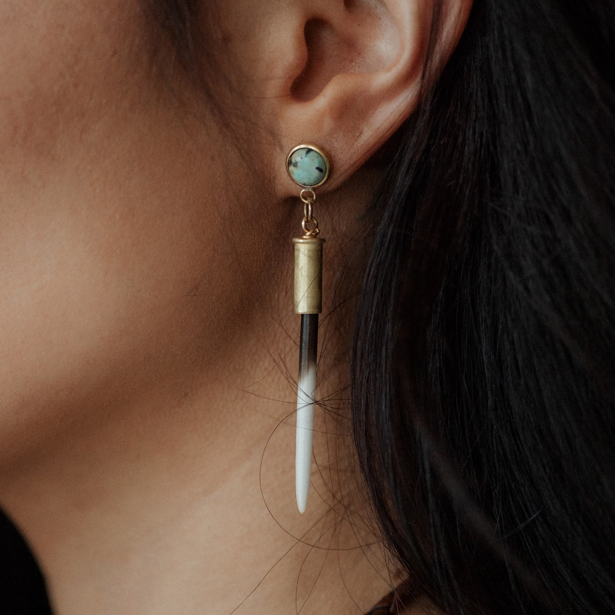 Yellowstone Beth Dutton Quill Studs // Turquoise Variant