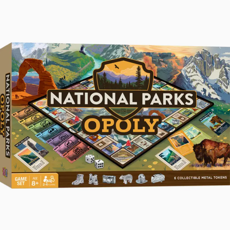 National Parks Opoly Board Game