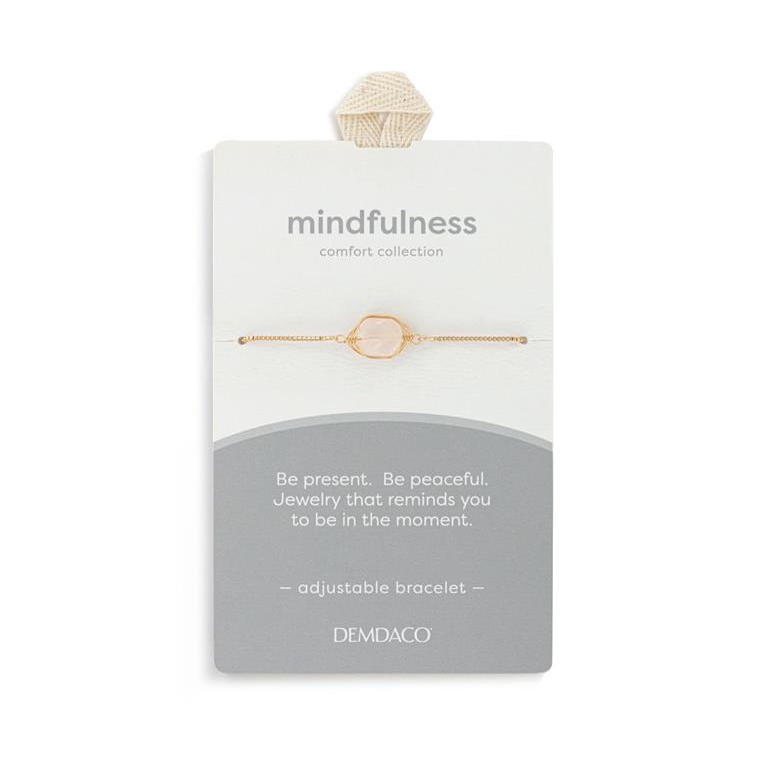 BeMindful Bracelet - Rose Quartz