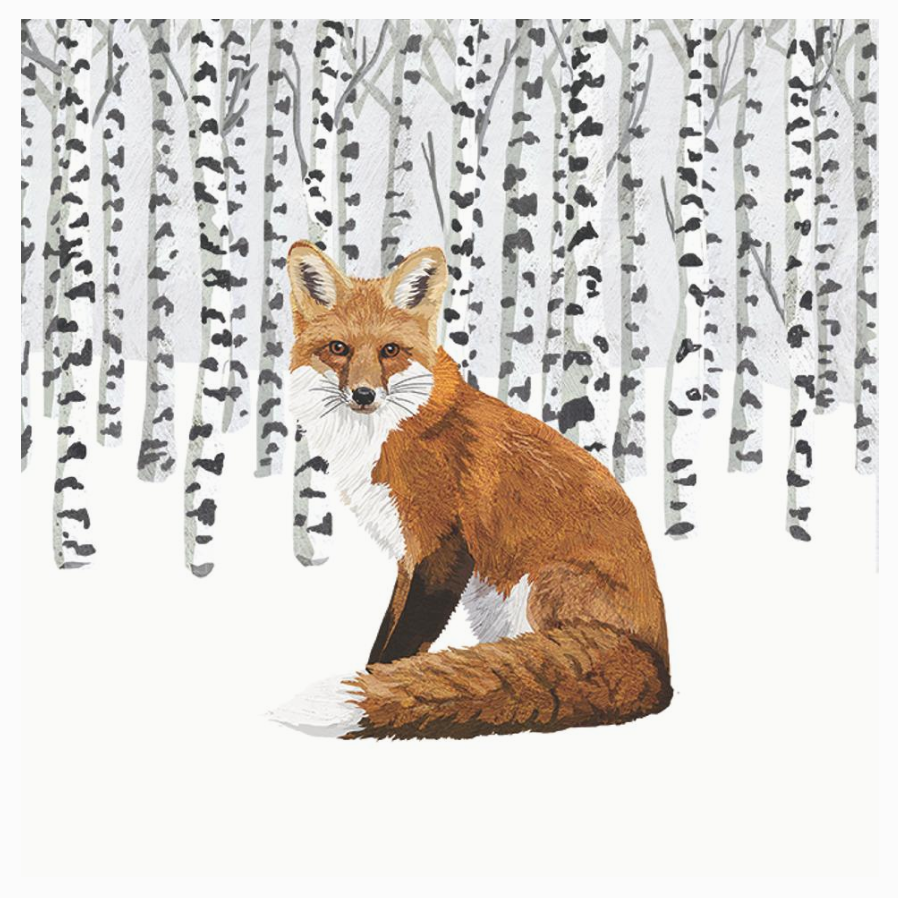 Wilderness Fox - Cocktail Napkin