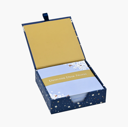 Falling Blossoms Desk Notes