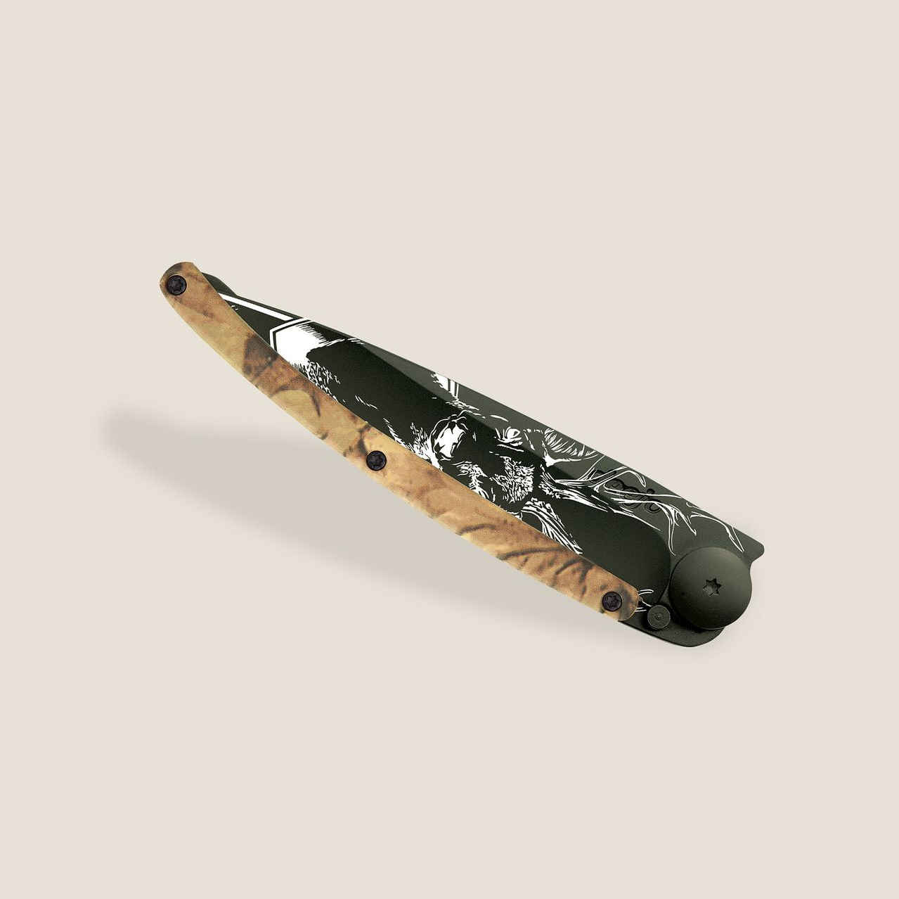 Knife - Brown camo / Deer