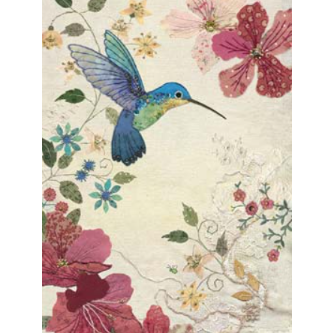 Azalea Hummingbird Blank Card