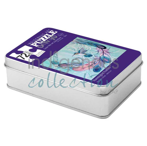 Puzzle Tin 'Hummingbird Feathers'