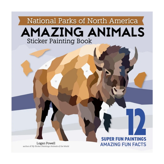 My Sticker Paintings: National Parks of N.A- Amazing Animals