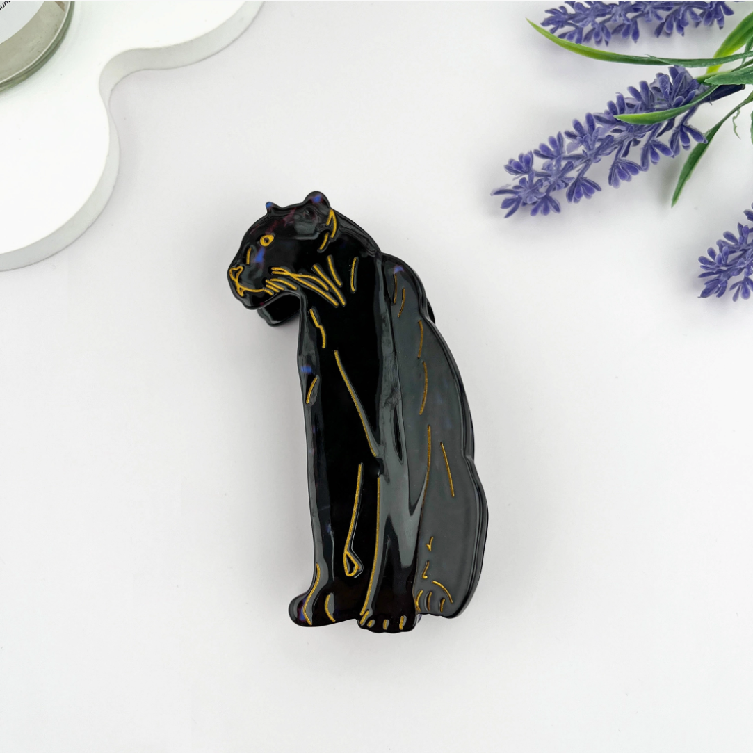Exquisite & Wise Jaguar Acetate Hair Claw Clip