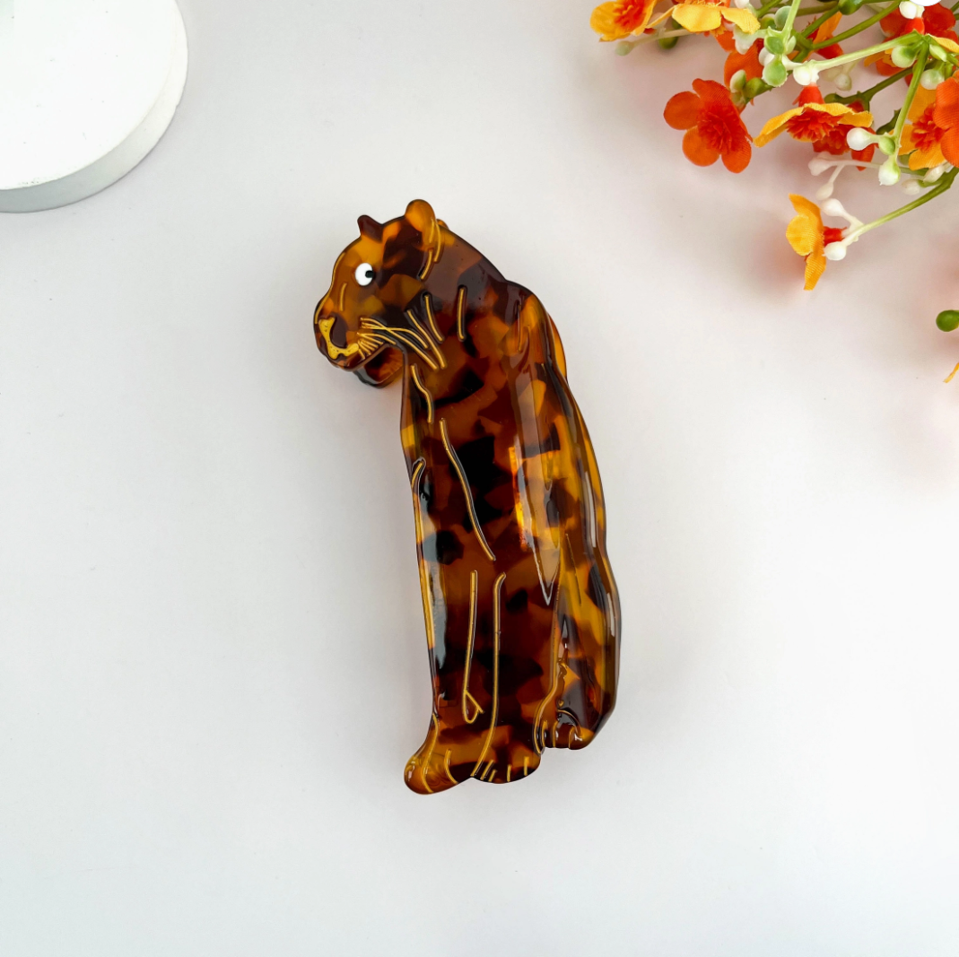 Creative & Unique Jaguar Animal Hair Claw Clip