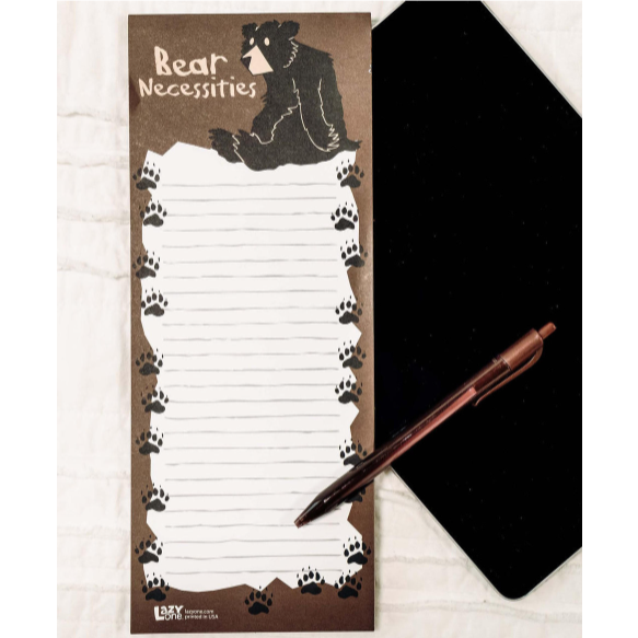 Notepad Bear Necessities