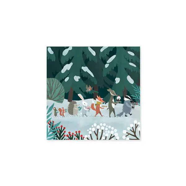 Christmas Gathering Mini Pop-Up Card