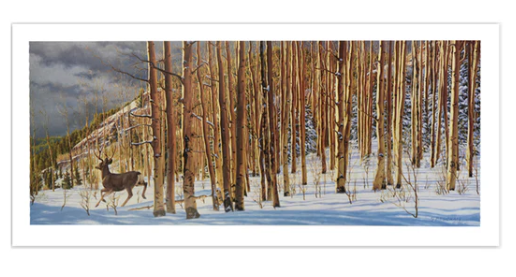 Framed Aspen Retreat by Greg Beecham