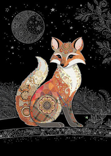 Decorative Fox Greeting Card