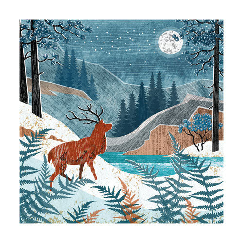 Snow Stag Boxed Cards Set