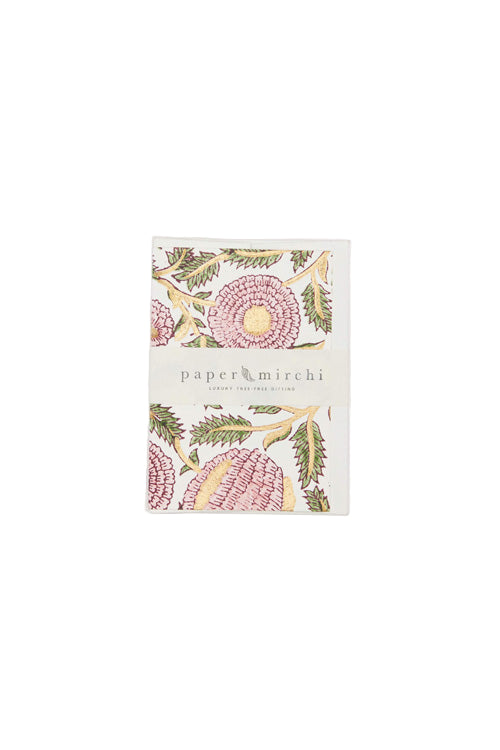 Mari Blush Glitz Blank Card