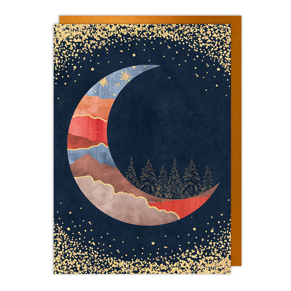 Slice Moon Card