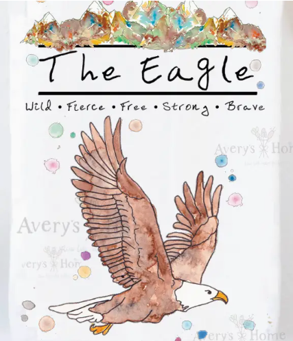 Mountain Eagle Tea Towel