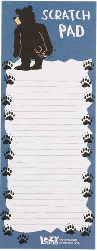 Notepad Bear Scratch