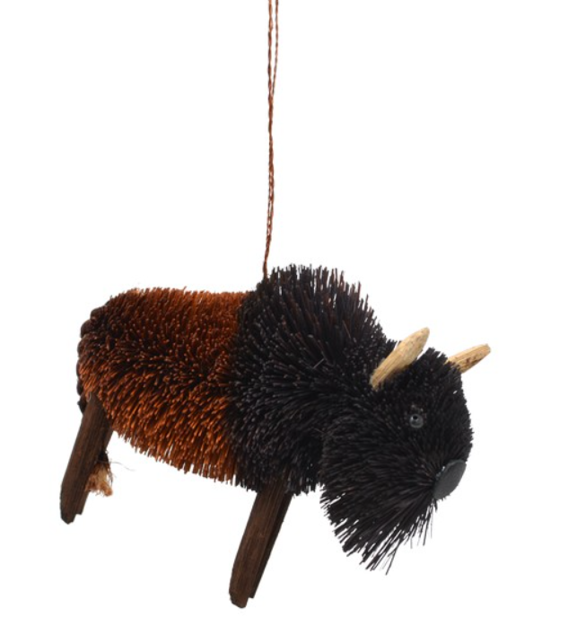 BrushArt Ornament Bison