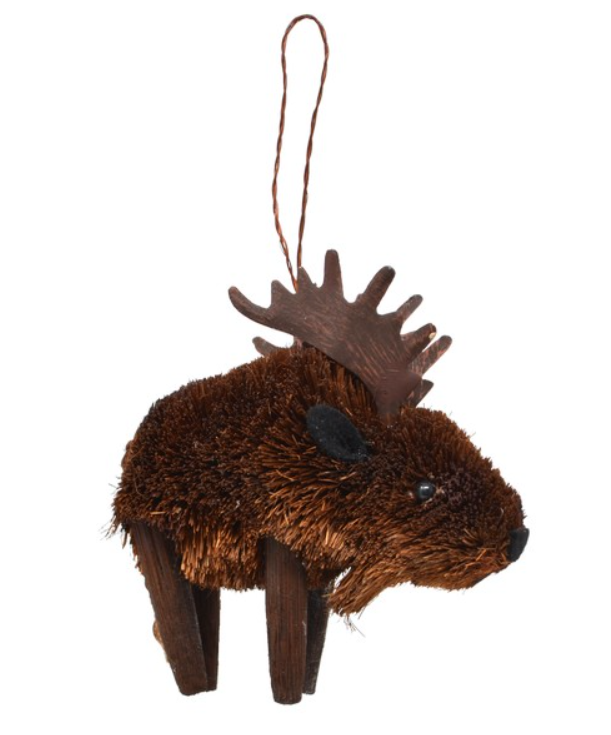 BrushArt Ornament Moose