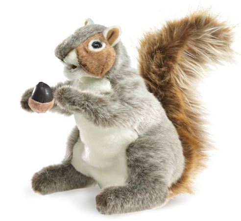 Puppet Squirrel Gray