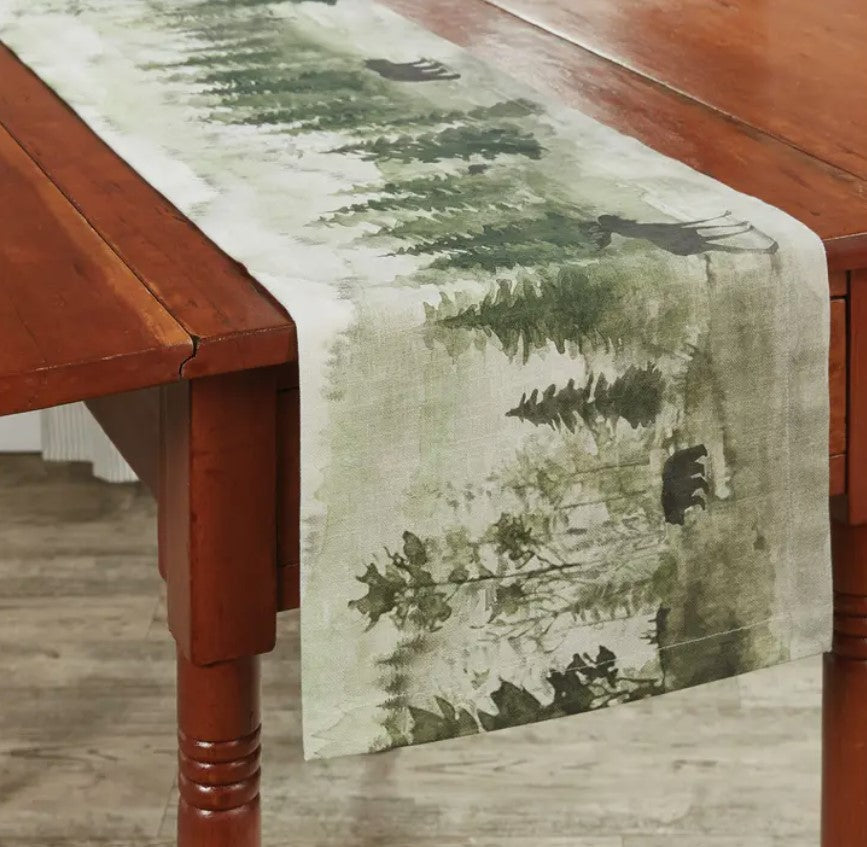 Runner Watercolor Wildlife