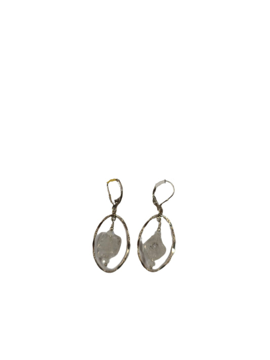 Crystal Cluster in SS Oval med Frame